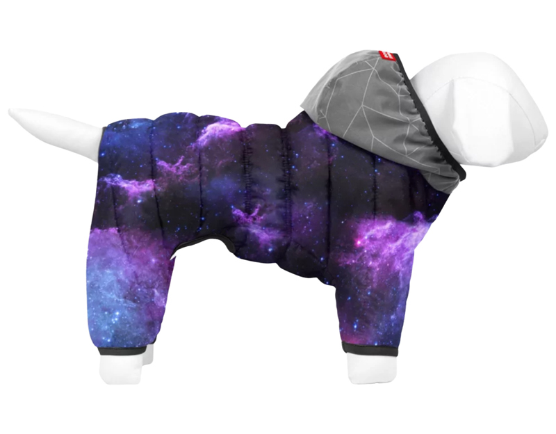 

Комбинезон для собак Waudog Clothes Nasa21 р, Синий;фиолетовый