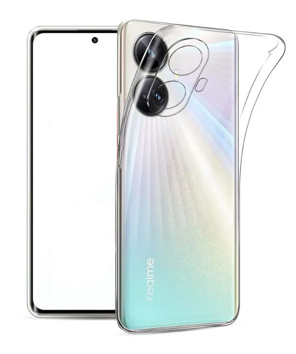 

Чехол силиконовый для Realme 10 Pro+ (5G), с защитой камеры, X-CASE, прозрачный