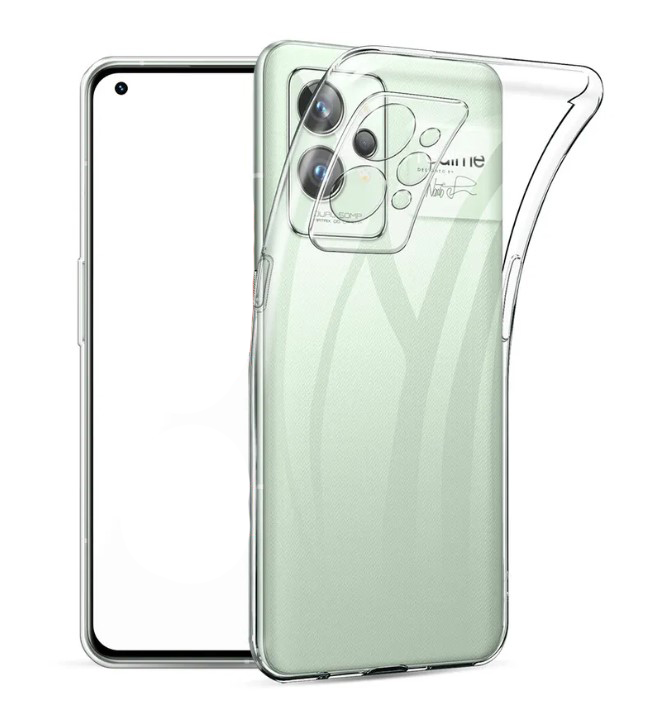 

Чехол силиконовый для Realme GT 2 Pro, с защитой камеры, X-CASE, прозрачный