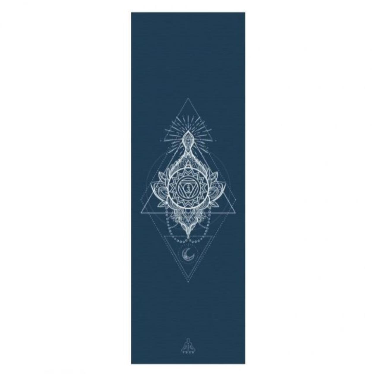 

Коврик для йоги RamaYoga Чакра Аджна синяя 185х60х0,45 см, Чакра Аджна