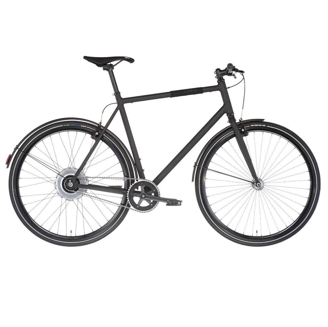 Электровелосипед FIXIE Backspin Zehus One D28, рама 46, цвет Black (2024)