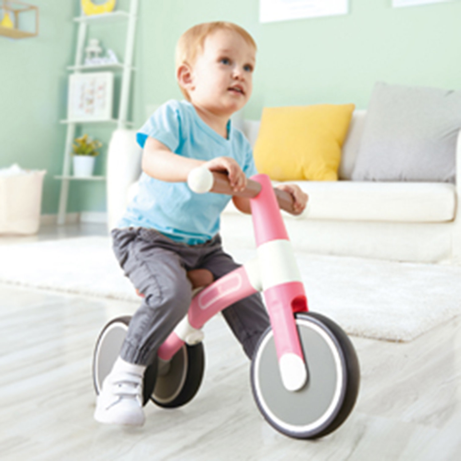 Беговел Hape First Ride, светло-розовый