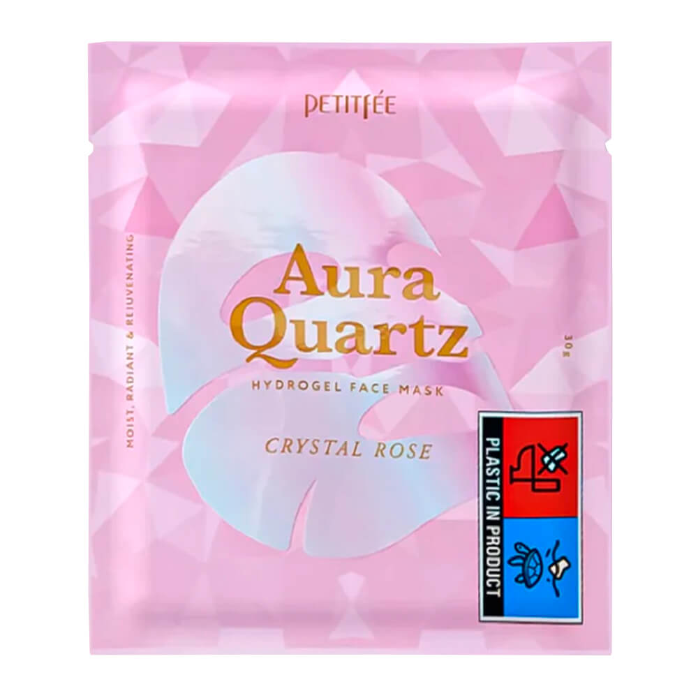 Маска Petitfee Aura Quartz Hydrogel Face Mask Гидрогелевая для выравнивания тона