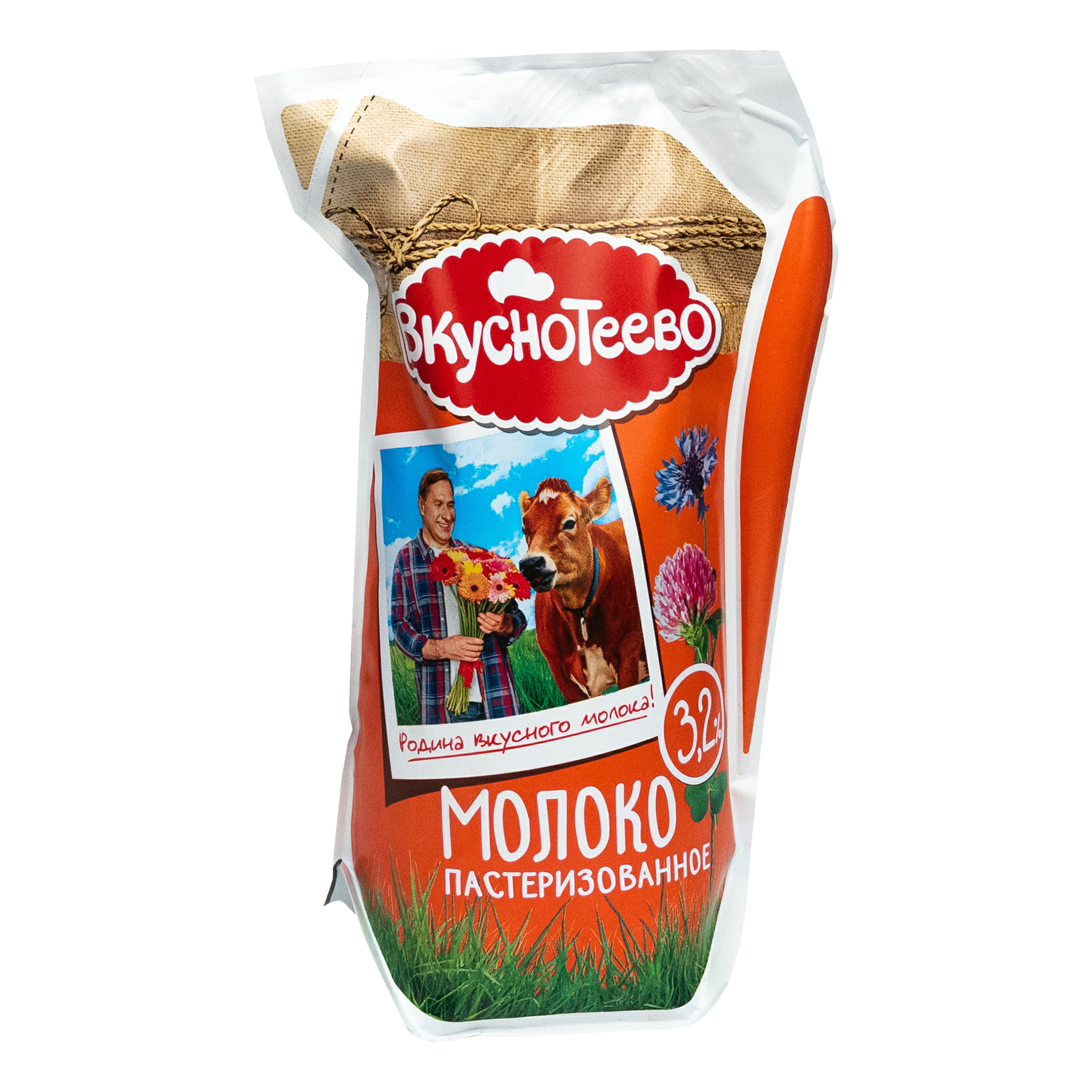 

Молоко 3,2% пастеризованное 930 мл Вкуснотеево