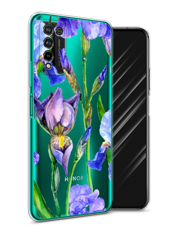 

Чехол Awog на Honor 10X Lite "Синие ирисы", Фиолетовый;голубой;зеленый, 6104650-8