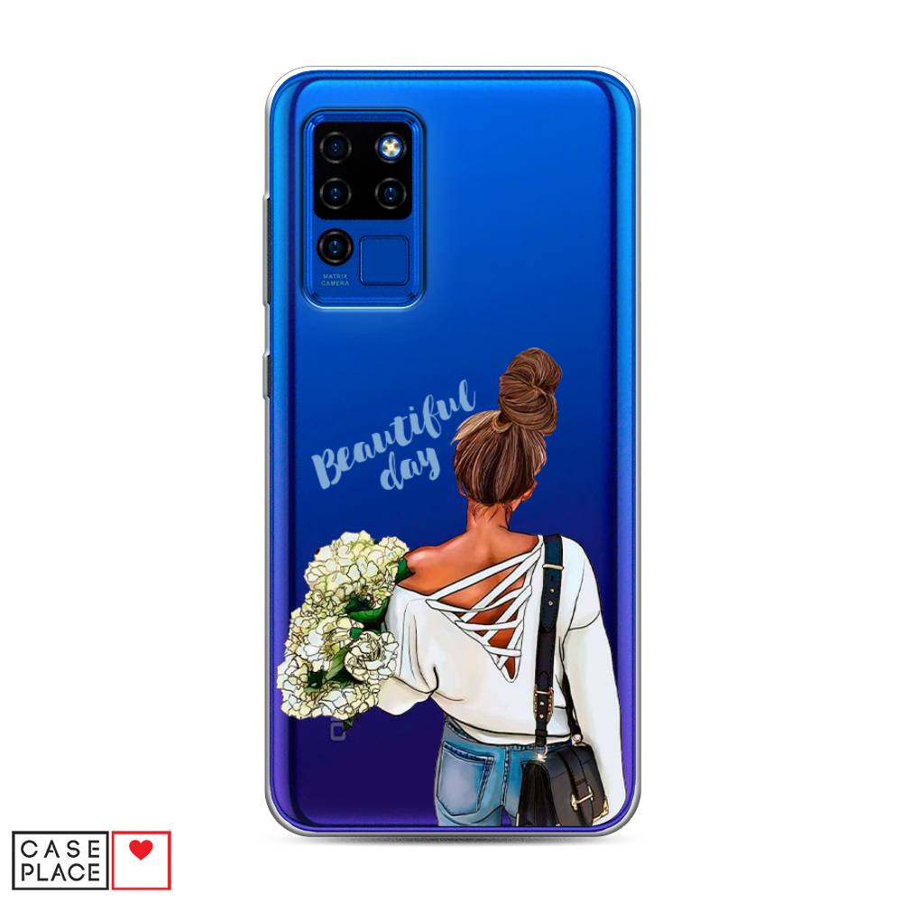 

Чехол Awog на Oukitel C21 / Оукитель C21 "Beautiful day vector", Коричневый;белый;зеленый, 230350-6