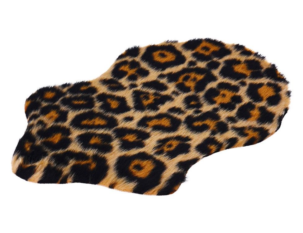 фото Декоративный коврик саванна - ягуар (крупные пятна), искусственный мех, 55х38 см, koopman koopman international