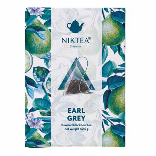 

Чай черный Niktea Эрл Грей в пакетиках 2,7 г х 15 шт