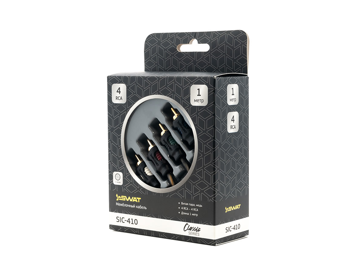 фото Nakamichi swat sic-410 межблочный кабель 4rca-4rca, 1.0 метр
