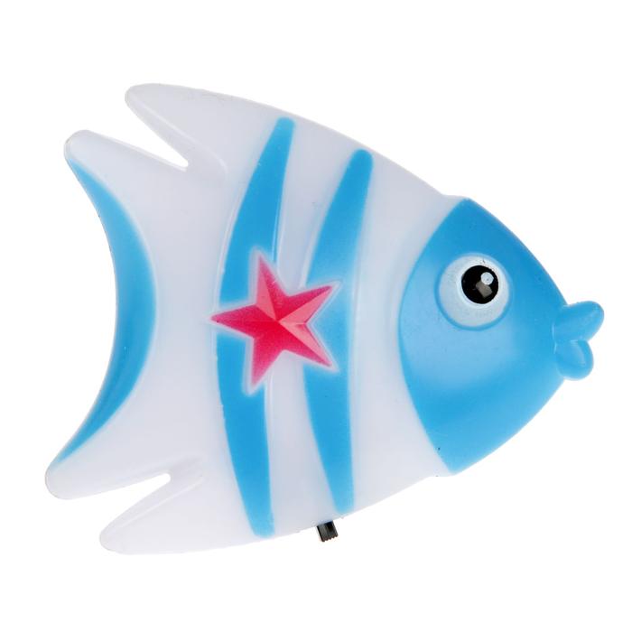 

Ночник Risalux Рыбка, 4 диода Рыбка 220V, 7,5х9х2 см