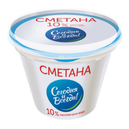 

Сметана Сегодня и Всегда! 10% 300 г