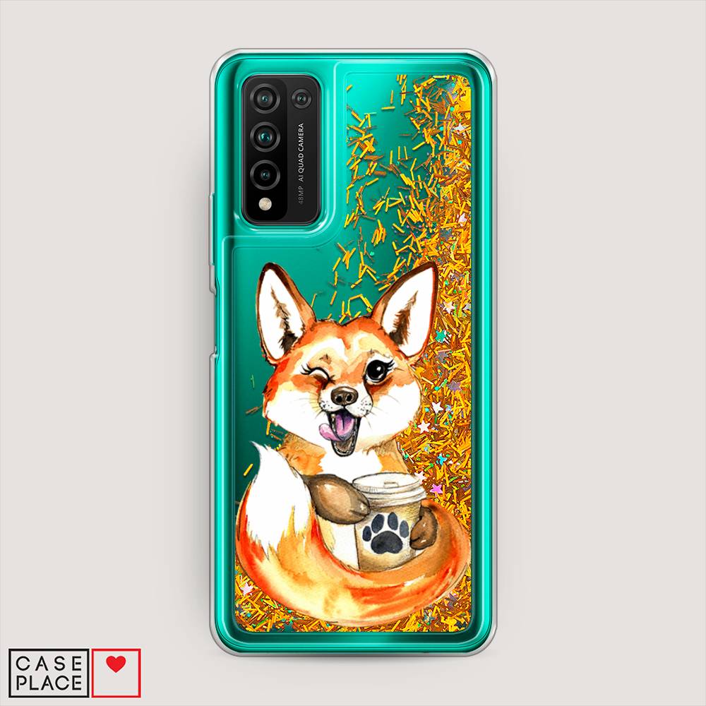 

Чехол Awog на Honor 10X Lite "Подмигивающая лиса с кофе", Оранжевый;белый;коричневый, 6104690-1