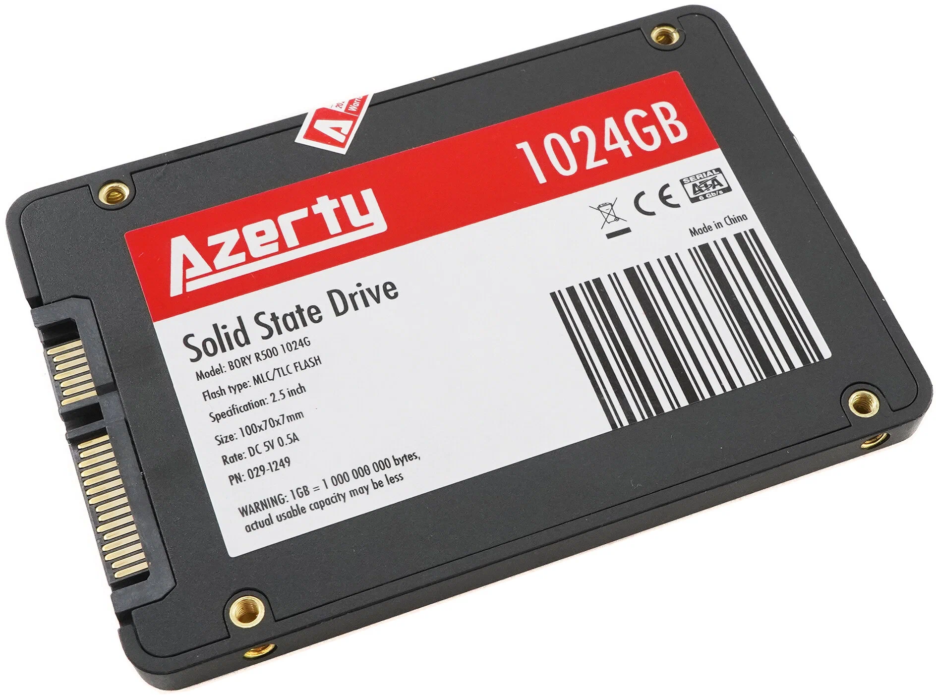 

SSD накопитель Azerty 2.5" 1 ТБ (1003291249T)