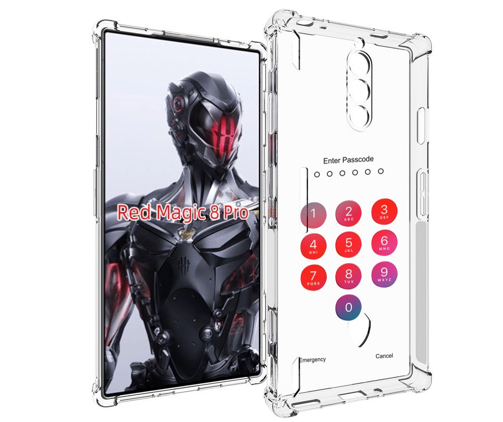 

Чехол MyPads введите-пароль для ZTE Nubia Red Magic 8 Pro / Red Magic 8 Pro Plus, Tocco