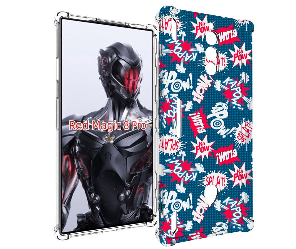 

Чехол MyPads взрывной-принт для ZTE Nubia Red Magic 8 Pro / Red Magic 8 Pro Plus, Tocco
