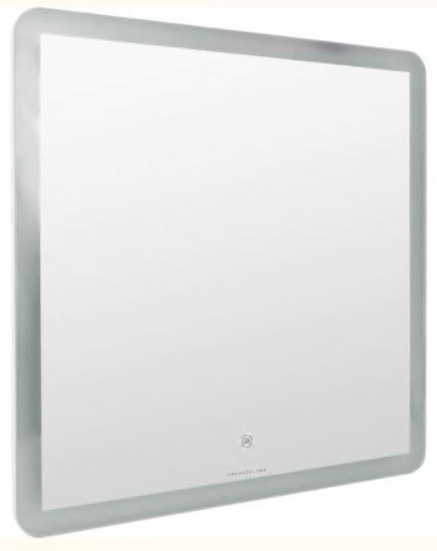

Зеркало bruno led 600x800 с сенсором, Зеркальный
