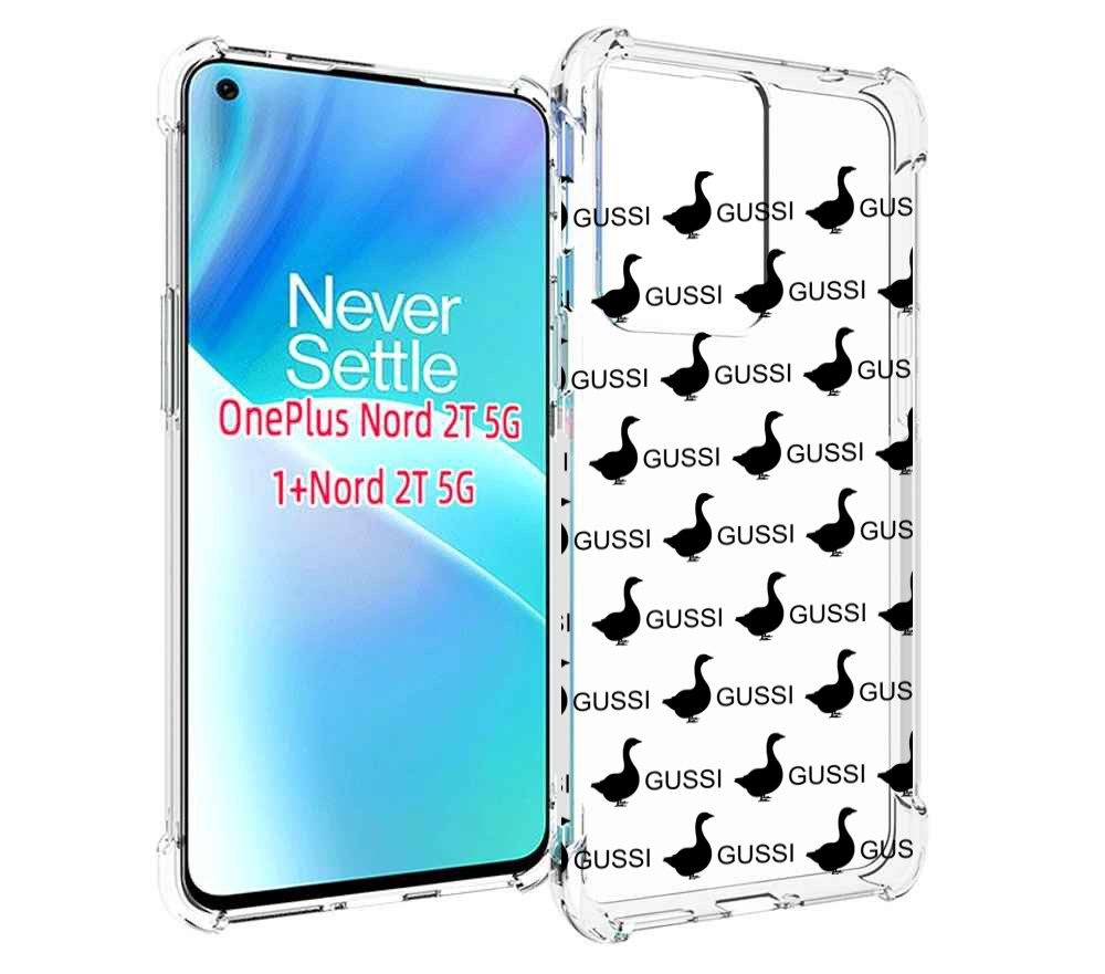 

Чехол MyPads GUSSI для OnePlus Nord 2T, Прозрачный, Tocco