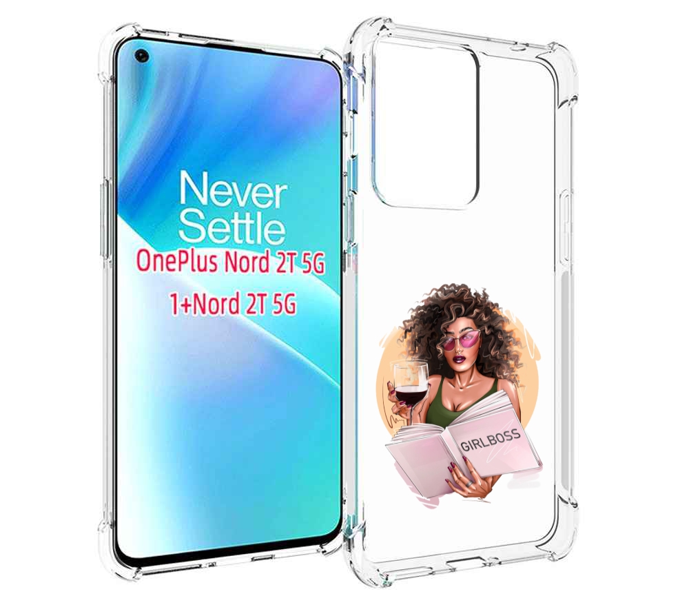 

Чехол MyPads Girlboss with wine_ Etsy женский для OnePlus Nord, Прозрачный, Tocco