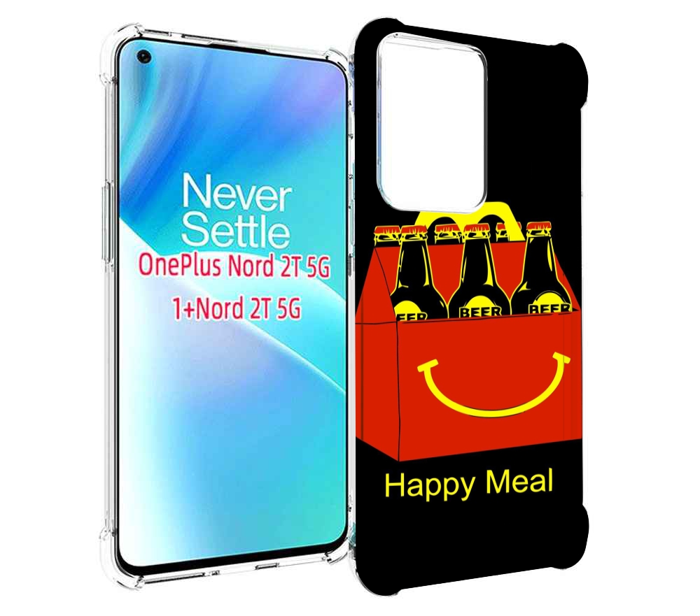 

Чехол MyPads Happy Meal для OnePlus Nord 2T, Прозрачный, Tocco