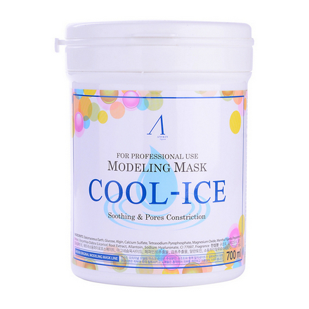 

Маска для лица Anskin Original Cool-Ice, в банке, 240 г, cool-Ice Modeling Mask Container