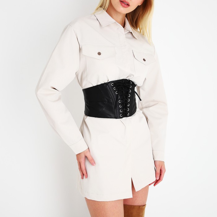 

Ремень-корсет женский NoBrand 9730828 черный, 9730828