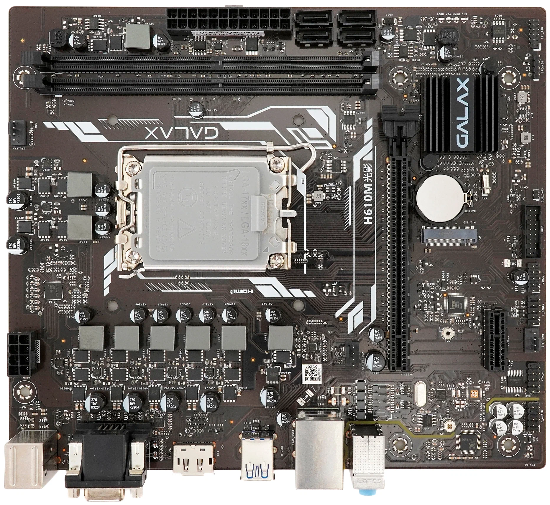 

Материнская плата Galax H610M, H610M