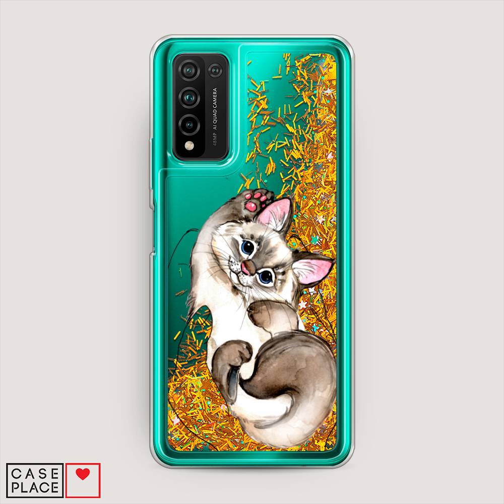 

Чехол Awog на Honor 10X Lite "Котенок в ладошках", Коричневый, 6104690-1