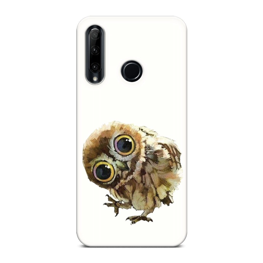 

Чехол Awog на Honor 10i/ 20e/ P smart+ 2019/ 20 Lite "Любопытный совенок", Коричневый;белый;прозрачный, 68857-1
