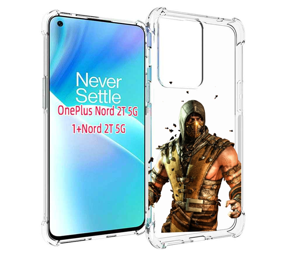 

Чехол MyPads Mortal Kombat scorpion для OnePlus Nord 2T, Прозрачный, Tocco