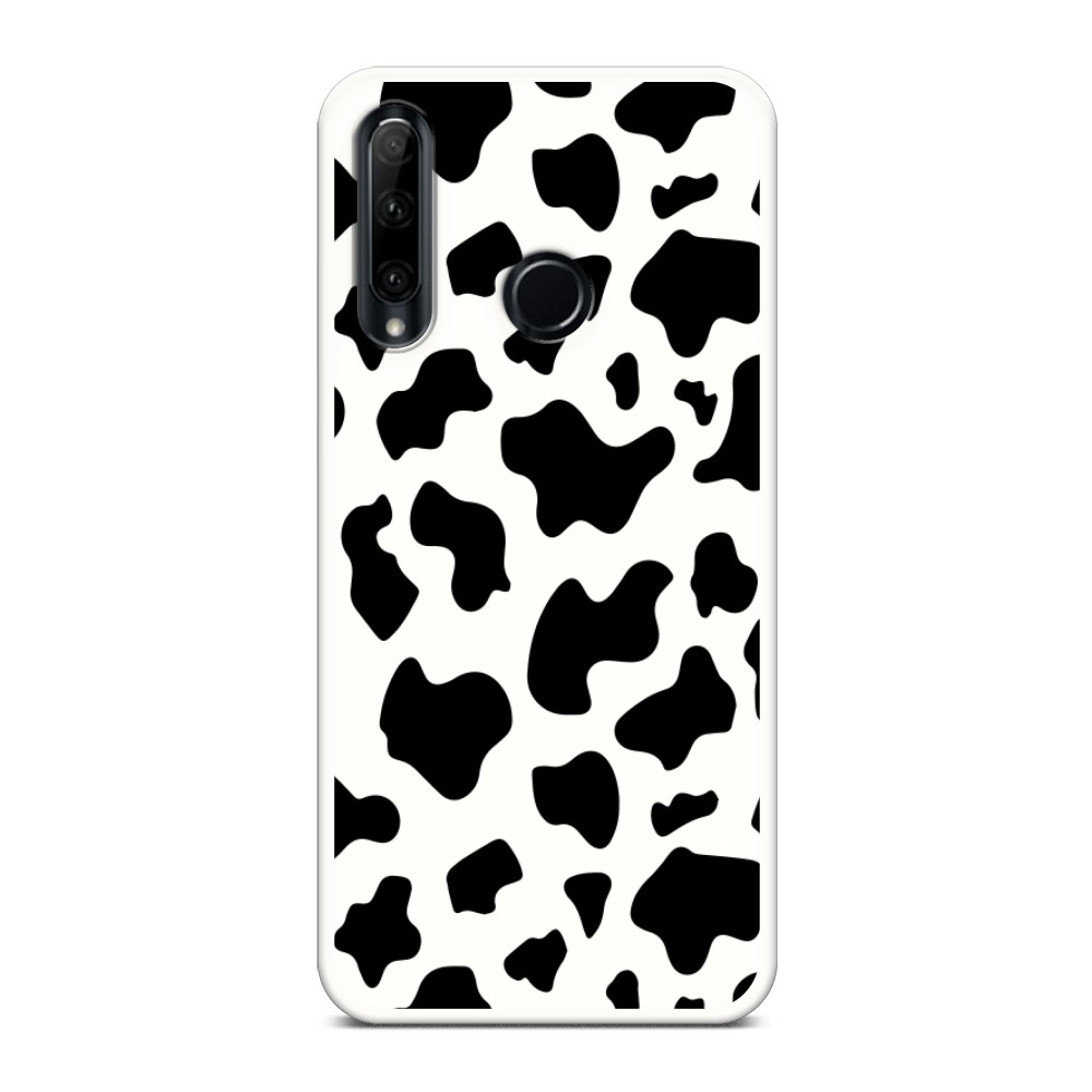 

Чехол Awog на Honor 10i/ 20e/ P smart+ 2019/ 20 Lite "Пятна коровы черные", Черный, 68957-1