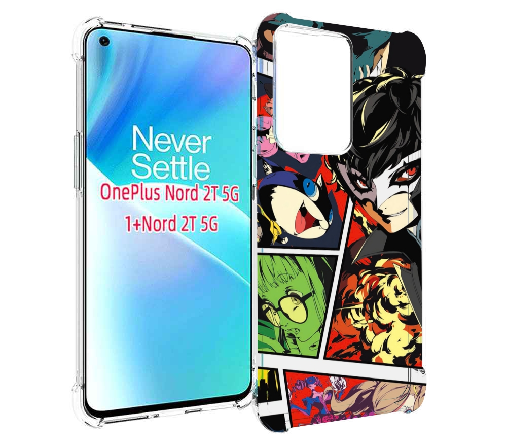 

Чехол MyPads Persona 5 art для OnePlus Nord 2T, Прозрачный, Tocco