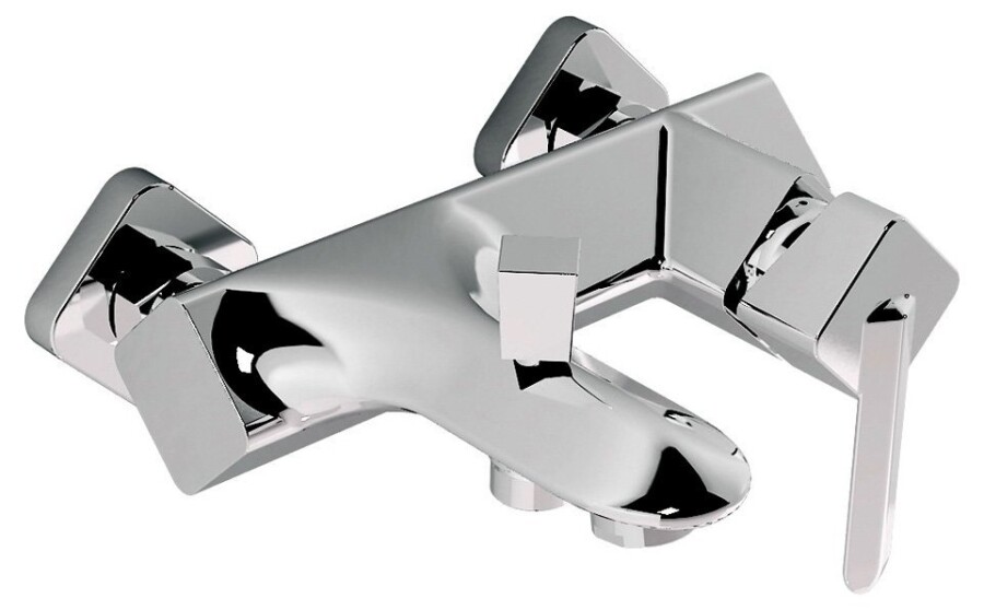 

Смеситель для ванны и душа BelBagno Crystal CRY-VASM-CRM, Серебристый, Crystal