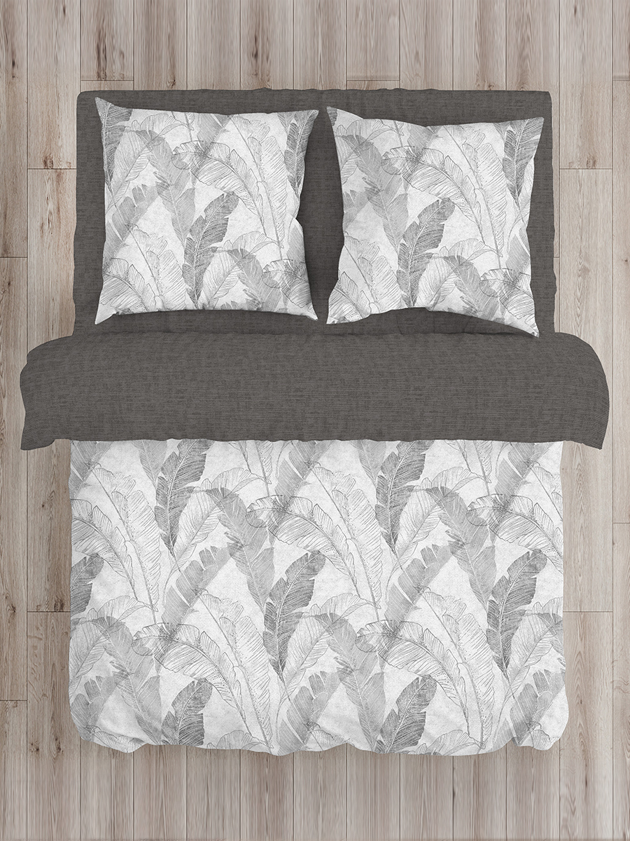 Комплект постельного белья The Дом 1.5спальный из бязи наволочки 70х70 Тропики