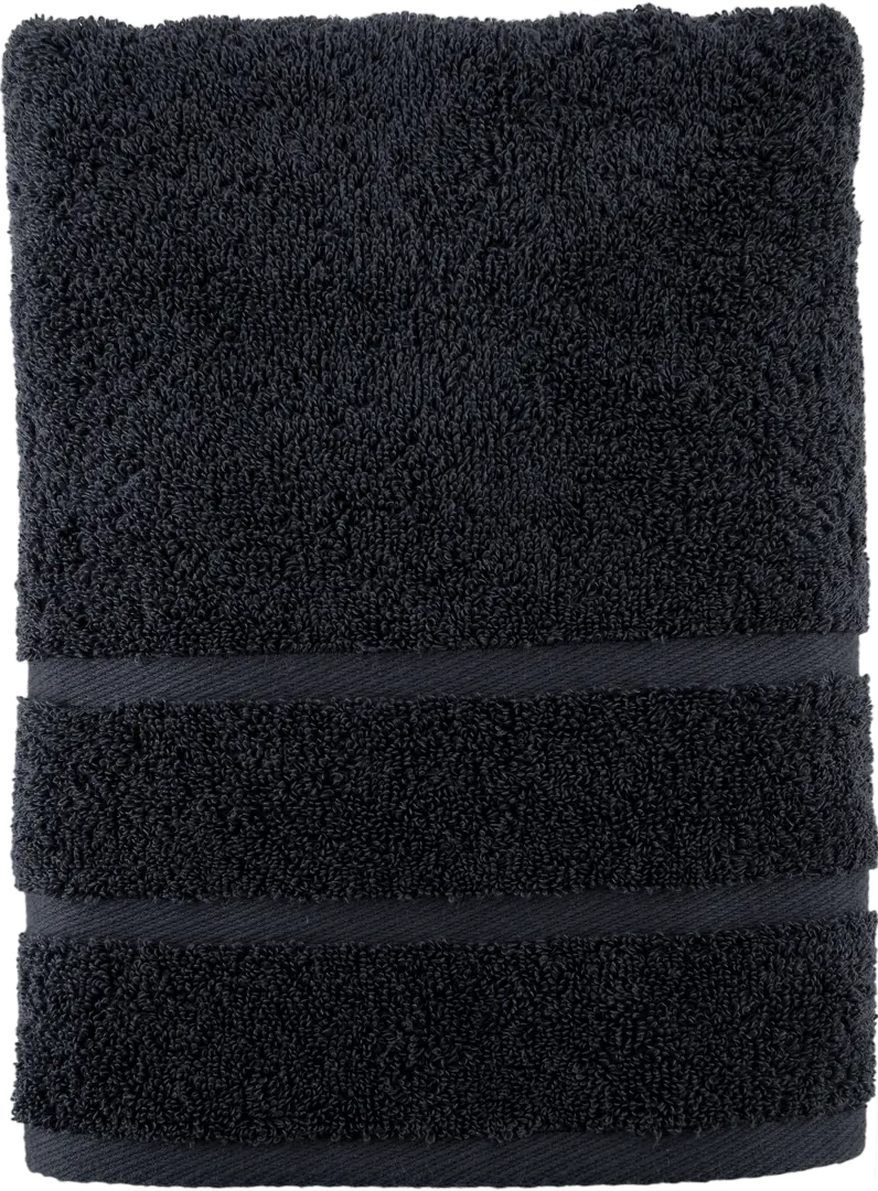 

Полотенце махровое Cleanelly 100x150 см цвет темно-серый