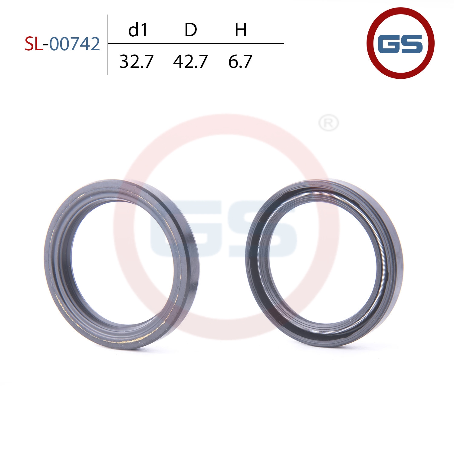 

Сальник рулевой рейки 32.7*42.7*6.7 (0M) GS SL-00742