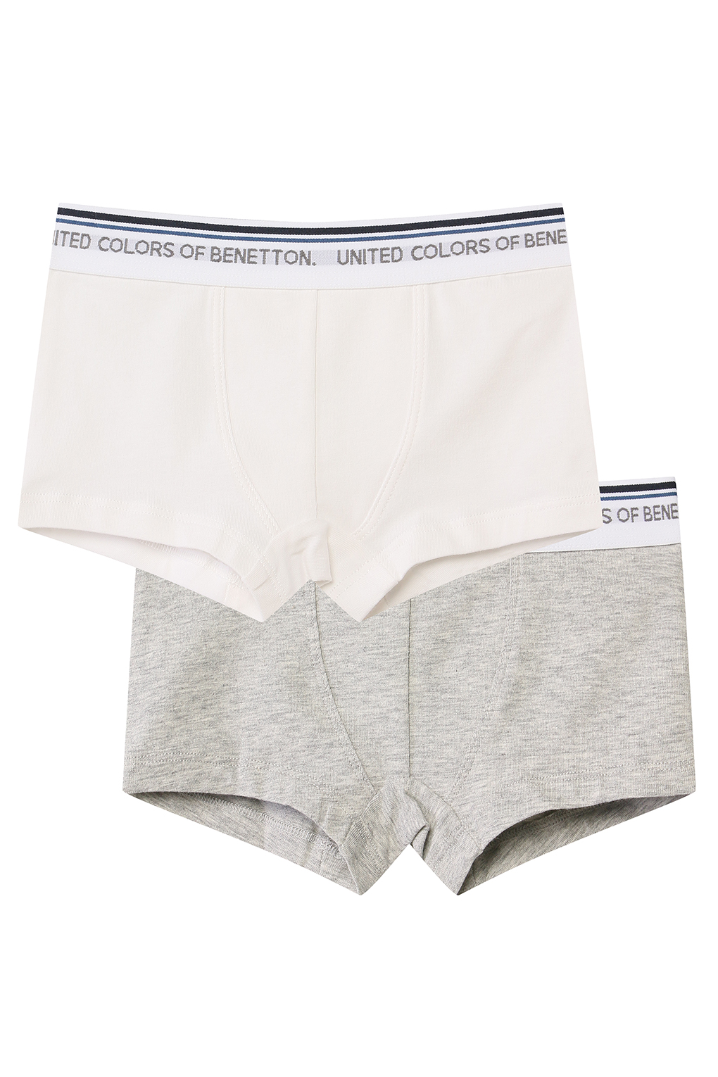 

Трусы детские Benetton Undercolors 3MC10X230, белый/серый, 128, 3MC10X230