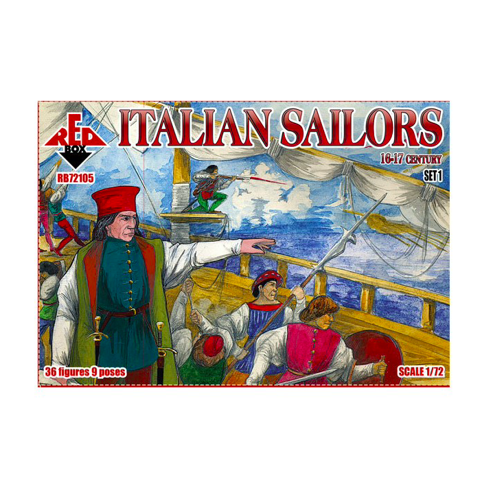 RB72105 Фигуры Italian Sailors 16-17 century. Set 1