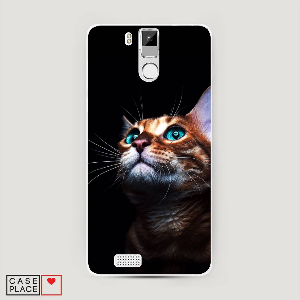 

Чехол Awog на Oukitel K6000 Pro / Оукитель K6000 Pro "Мечтательный кот", Коричневый, 230150-1