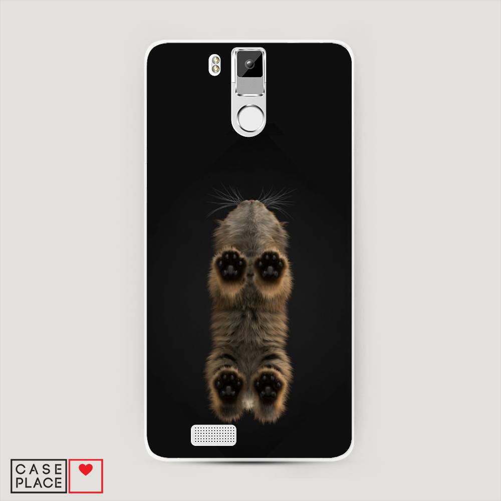 

Чехол Awog на Oukitel K6000 Pro / Оукитель K6000 Pro "Кошачьи лапки", Черный, 230150-1