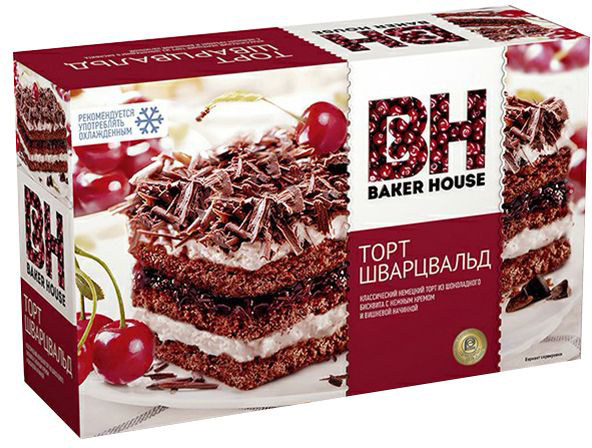 

Торт бисквитный Baker House Шварцвальд 8 шт