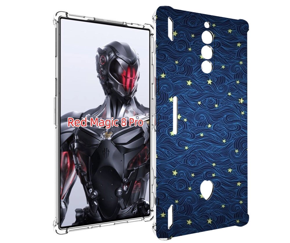 

Чехол MyPads волны с звездами акварель для ZTE Nubia Red Magic 8 Pro / Red Magic 8 Pro ..., Tocco