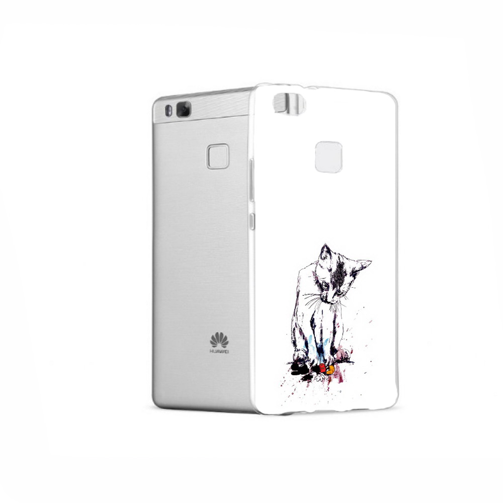 

Чехол MyPads Tocco для Huawei P9 кот и микки, Прозрачный, Tocco