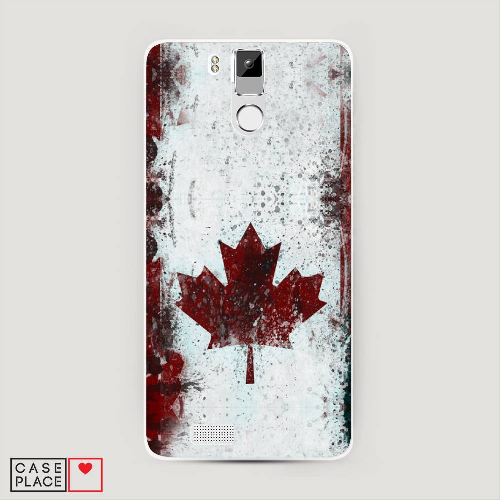 

Чехол Awog на Oukitel K6000 Pro / Оукитель K6000 Pro "Канада", Белый;красный;черный, 230150-5