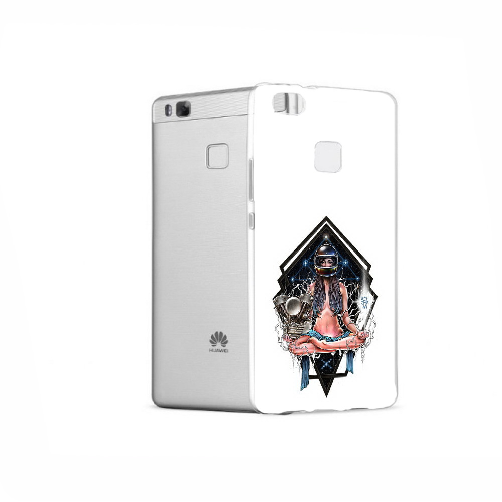 

Чехол MyPads Tocco для Huawei P9 красивая девушка в шлеме, Прозрачный, Tocco