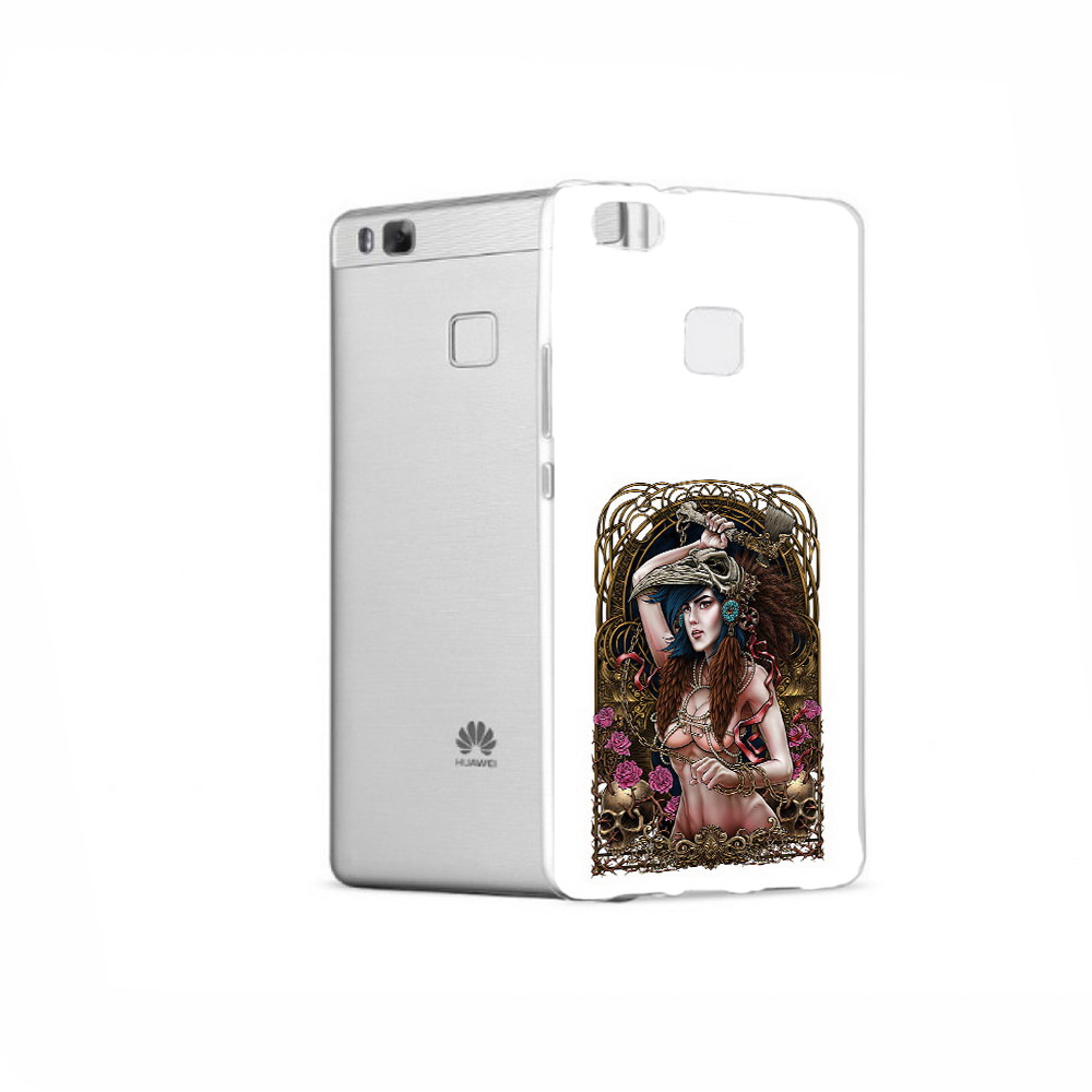 

Чехол MyPads Tocco для Huawei P9 красивая девушка рисунок, Прозрачный, Tocco