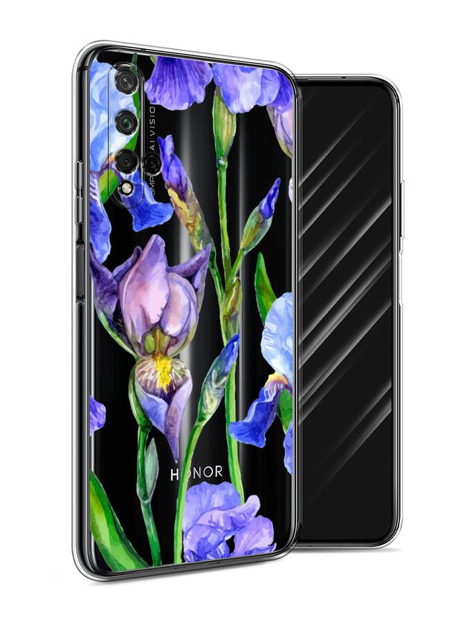 

Чехол Awog на Honor 20 "Синие ирисы", Фиолетовый;голубой;зеленый, 69550-8
