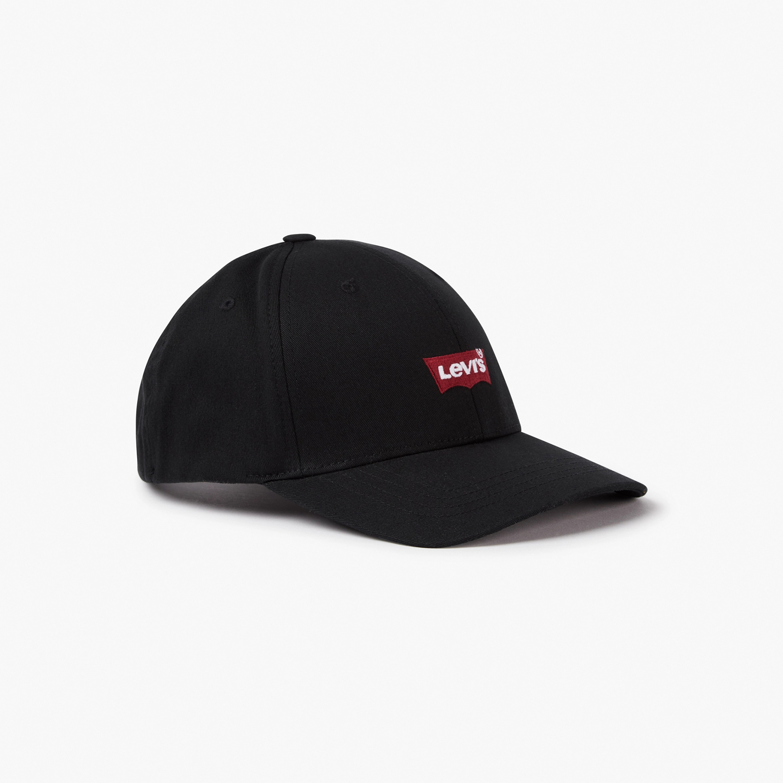 фото Кепка мужская levi's mid batwing flexfit cap черная