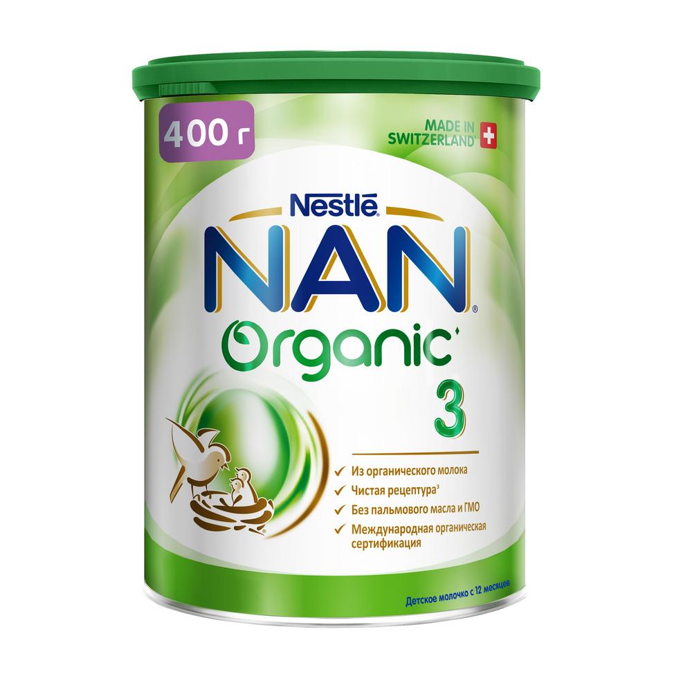 

Молочная смесь NAN Organic 3 от года 400 г, Organic 3