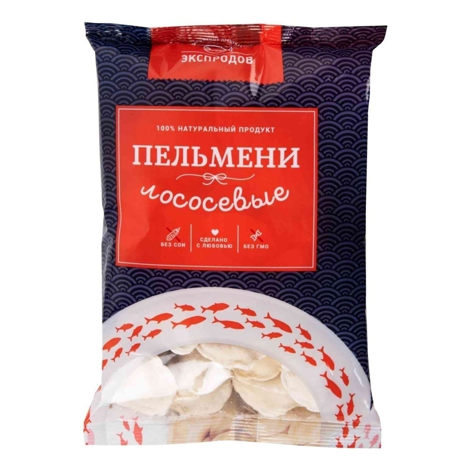 

Пельмени Экспродов лососевые 500 г