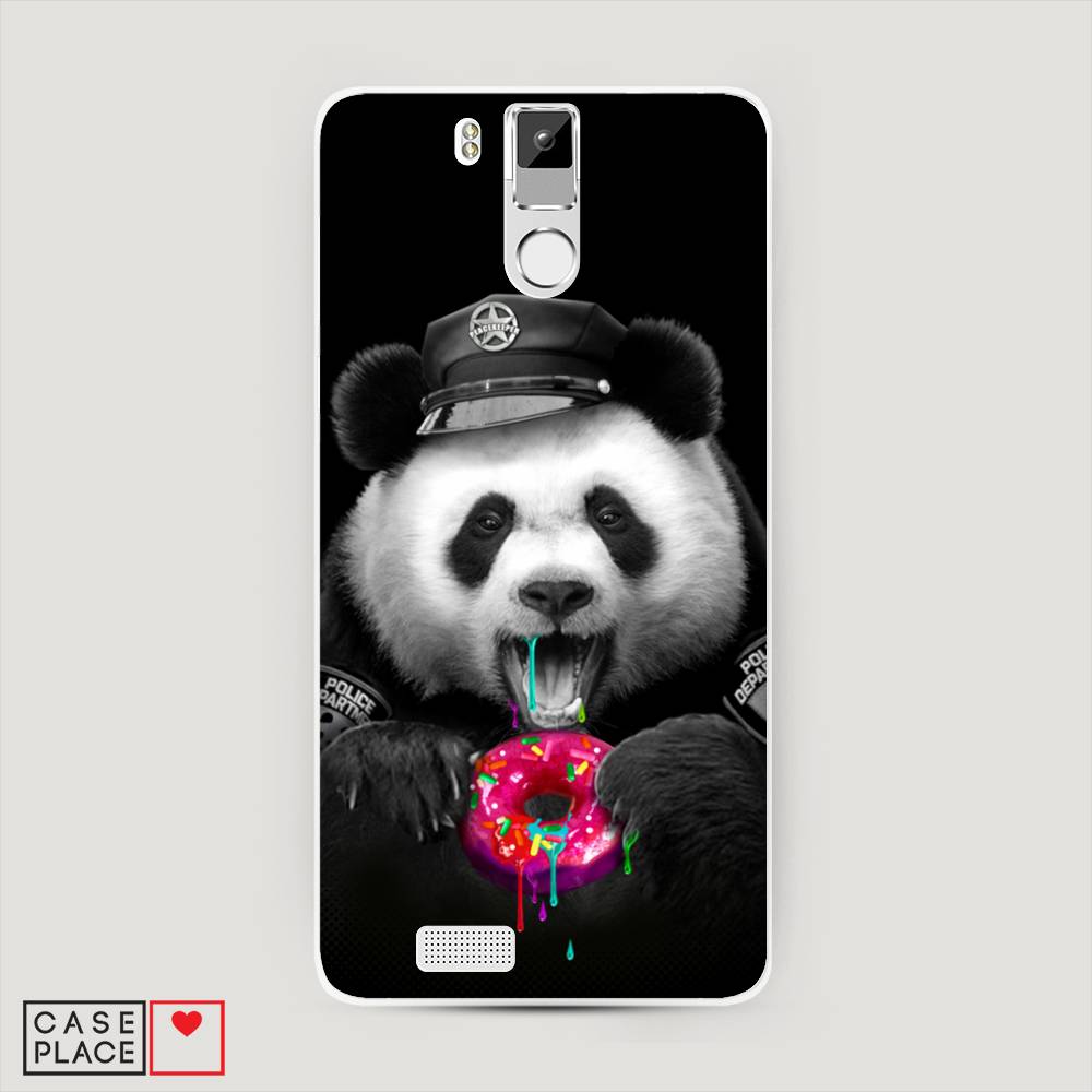 

Чехол Awog на Oukitel K6000 Pro / Оукитель K6000 Pro "Панда police", Черный;белый;розовый, 230150-2